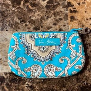 Vera Bradley ID pocket coin purse in retired color
